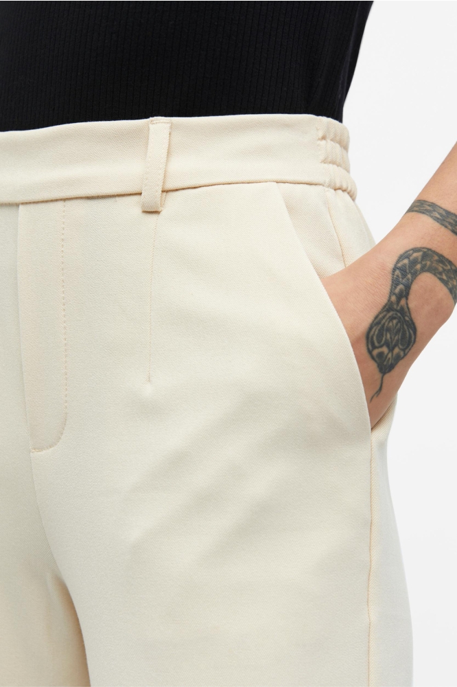 Object ecru dames broek | Close up