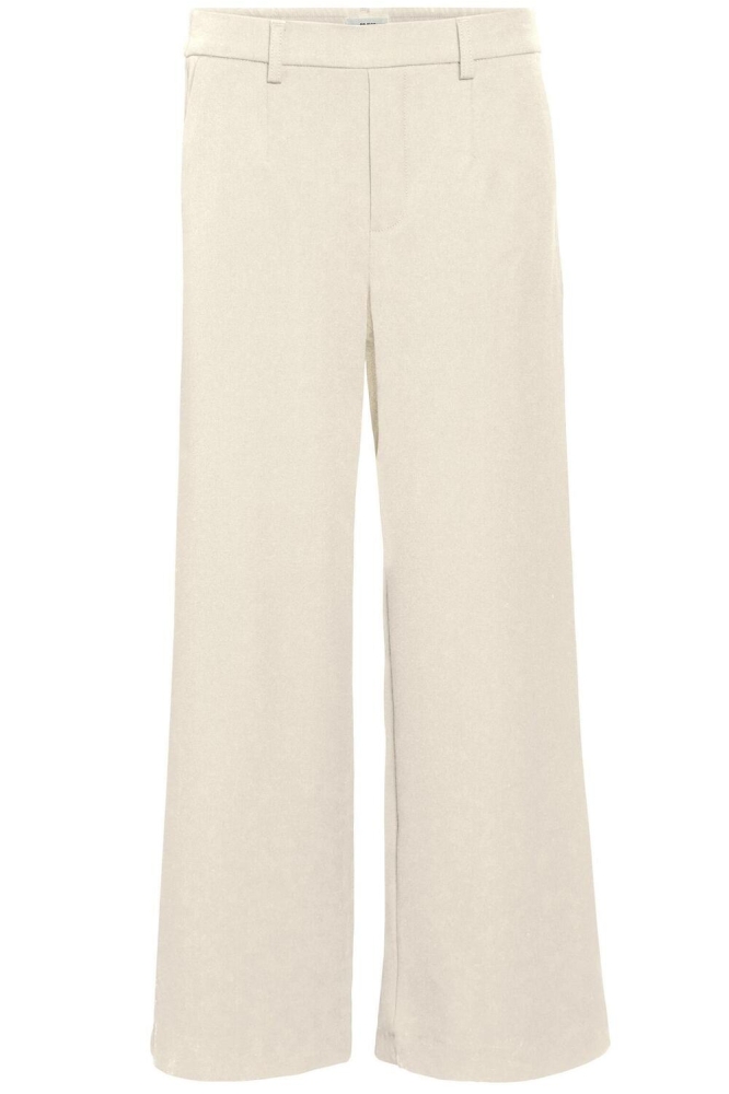 Object ecru dames broek | Vooraanzicht