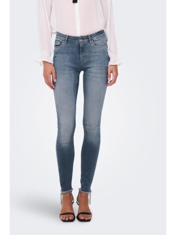 Only Jeans ONLBLUSH MID SK ANK  RAW DNM REA231 15269046 SPECIAL BLUE GREY DENIM STB