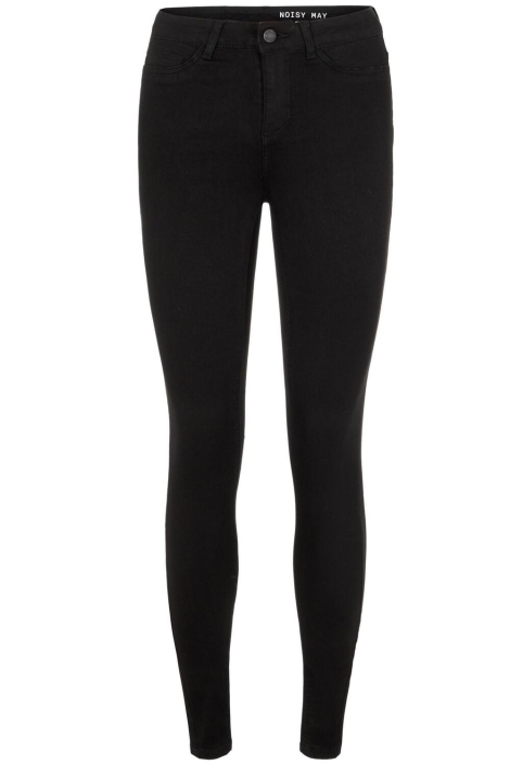 Noisy may zwarte dames jeans | Vooraanzicht