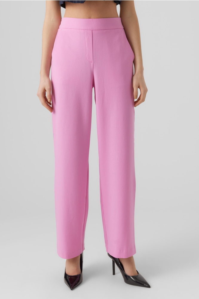 VMLISCOOKIE HR WIDE SOLID PANT BOO 10279714 Cyclamen