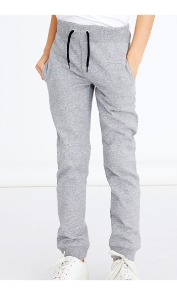 NKMSWEAT PANT BRU NOOS 13153665 Grey Melange