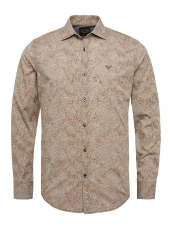 PME legend Overhemd LONG SLEEVE SHIRT PRINT ON POPLIN PSI2208208 8060