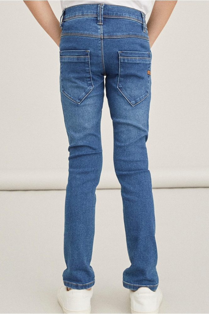 NKMSILAS XSLIM JEANS 2002-TX NOOS 13190372 Medium Blue Denim