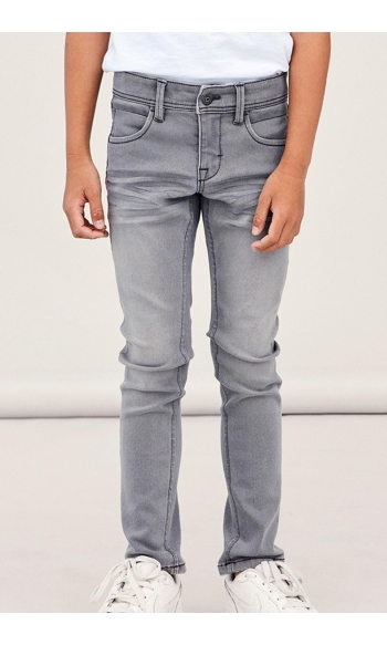 NKMSILAS XSLIM JEANS 2002-TX NOOS 13190372 Medium Grey Denim