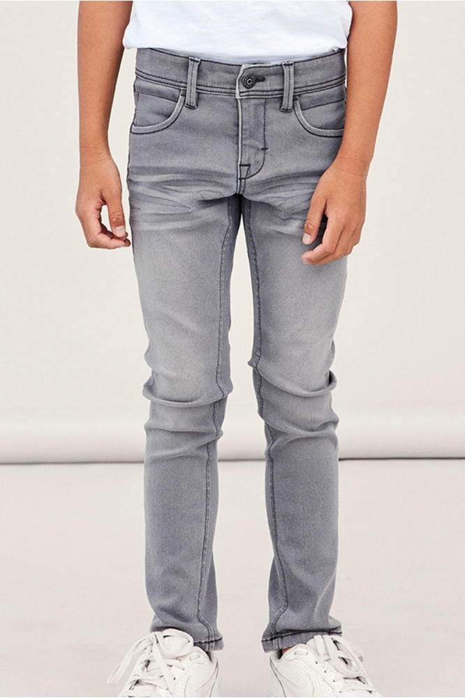 NKMSILAS XSLIM JEANS 2002-TX NOOS 13190372 Medium Grey Denim