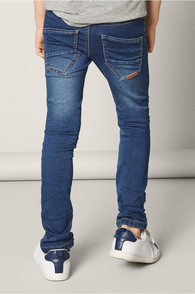 NKMTHEO XSLIM SWE JEANS 3113-TH NOO 13209038 Medium Blue Denim