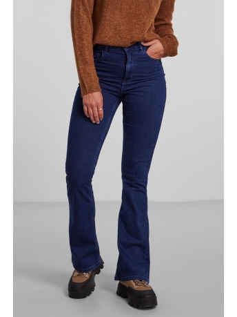 Pieces Jeans PCPEGGY FLARED HW JEANS DB NOOS BC 17127256 DARK BLUE DENIM