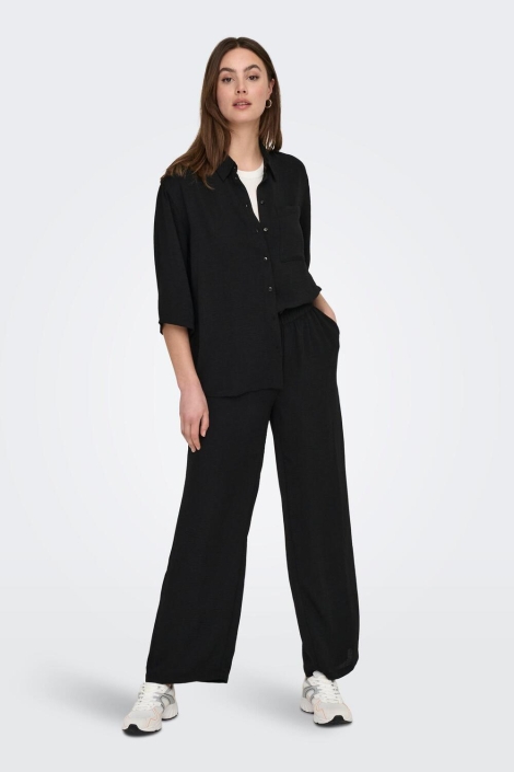 Jacqueline de Yong zwarte dames broek | Model