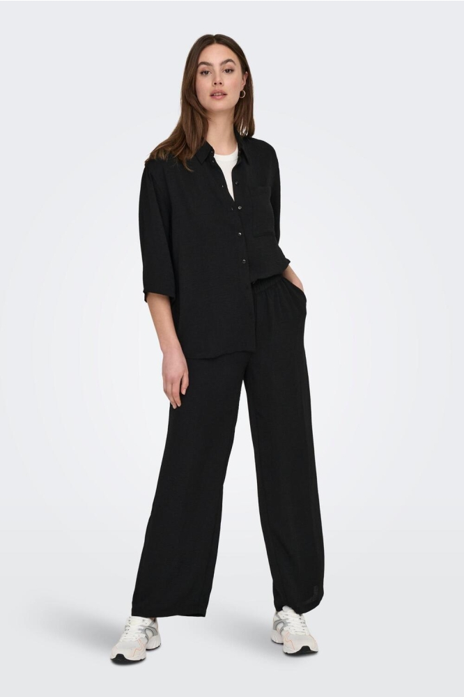 Jacqueline de Yong zwarte dames broek | Model