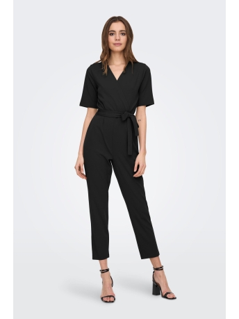 Jacqueline de Yong Broek JDYHONEY 2/4 V-NECK BELT JUMPSUIT J 15287346 Black