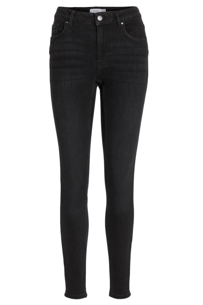 Vila zwarte dames jeans | Vooraanzicht