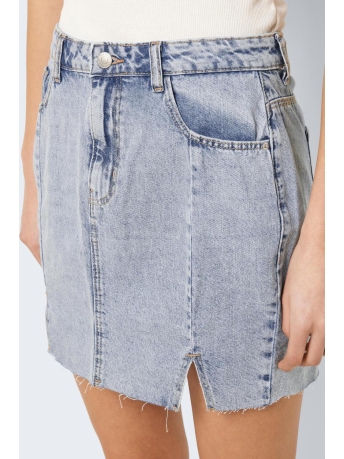 Noisy may Rok NMAPRIL HW SLIT DNM SKIRT AZ256LB 27024731 LIGHT BLUE DENIM