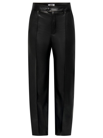 Jacqueline de Yong Broek JDYREX HW FAUX LEATHER PANT WVN 15268333 BLACK