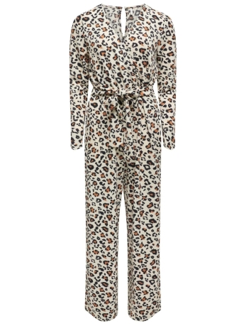 Only Broek ONLPAULINE S/S WRAP JUMPSUIT CS JRS 15307419 SILVER BIRCH