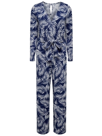 Only Broek ONLPAULINE S/S WRAP JUMPSUIT CS JRS 15307419 NAVY BLAZER
