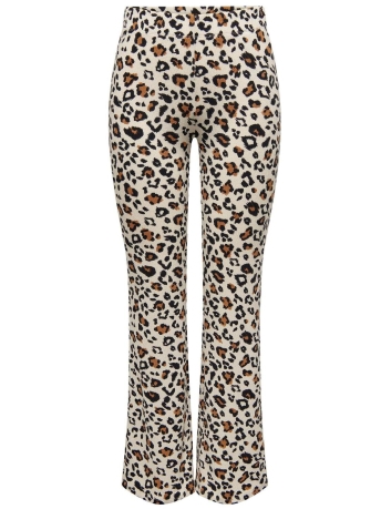 Only Broek ONLPAULINE FLAFRED PANT CS JRS 15307417 Silver Birch/Leo
