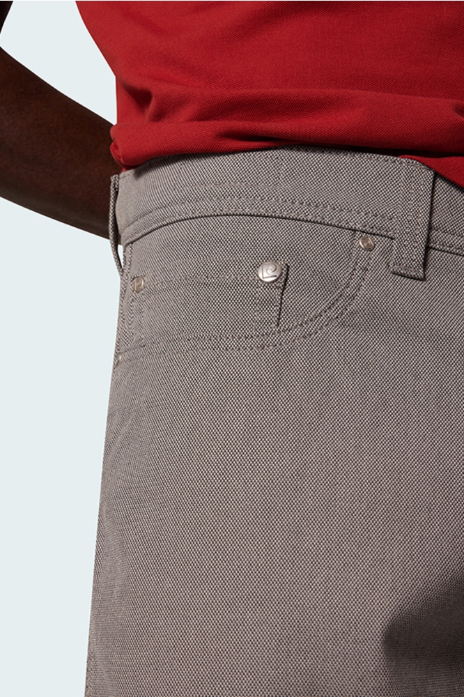 Pierre Cardin grijze heren broek | Close up