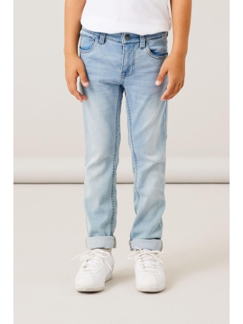 Name It Jeans NKMTHEO XSLIM SWE JEANS 3113-TH NOO 13209038 Light Blue Bleached Denim