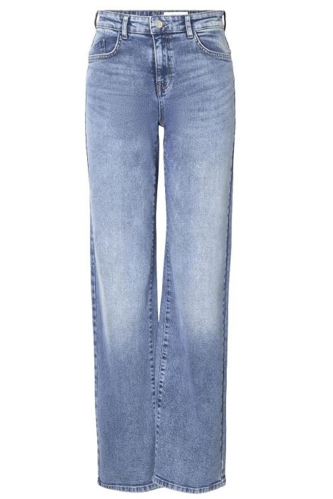 Noisy may blauwe dames jeans | Vooraanzicht