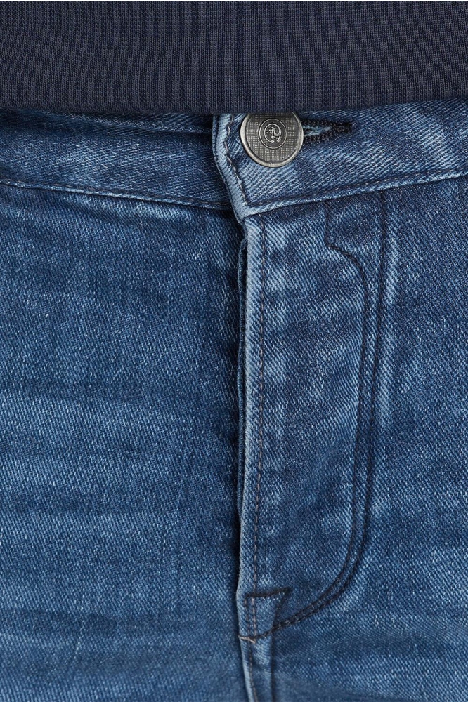 Cast Iron blauwe heren jeans | Close up
