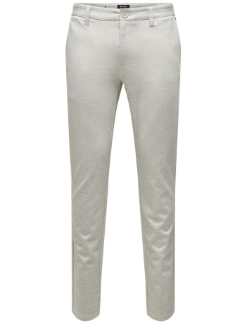 Only & Sons Broek ONSMARK SLIM TAP 0209 MELANGE PANT 22026326 CHINCHILLA
