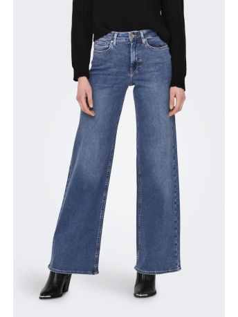 Only Jeans ONLMADISON BLUSH HW WIDE DNM CRO372 15282980 MEDIUM BLUE DEMIM