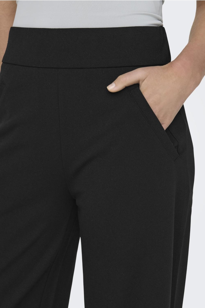 Jacqueline de Yong zwarte dames broek | Close up
