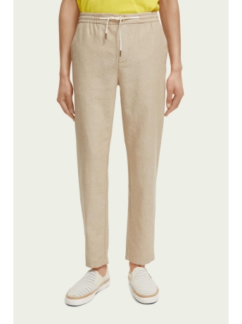 Scotch & Soda Broek WARREN STRAIGHT LEG LINEN BLEND JOGGER 174932 0137