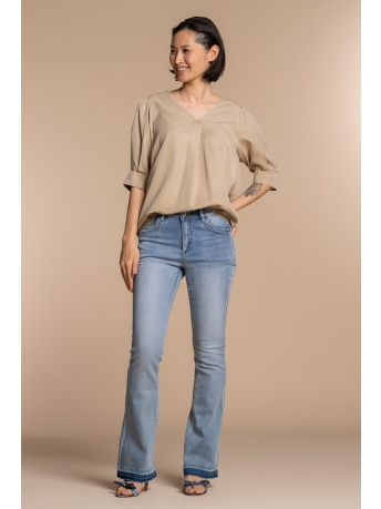 Geisha Jeans DENIM FLARED JEANS 31006 10 Stonebeach Denim