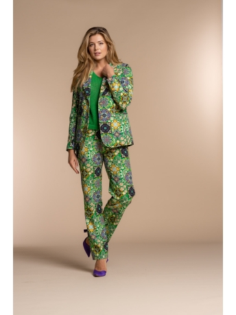 Geisha Broek PANTALON MIX AND MATCH PRINT 31120 32 Bright Green