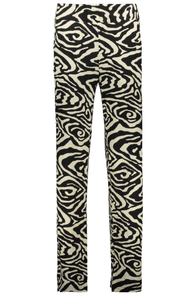 LEGGING GRAFISCHE IKAT PRINT 31260 20 Black/Sand combi