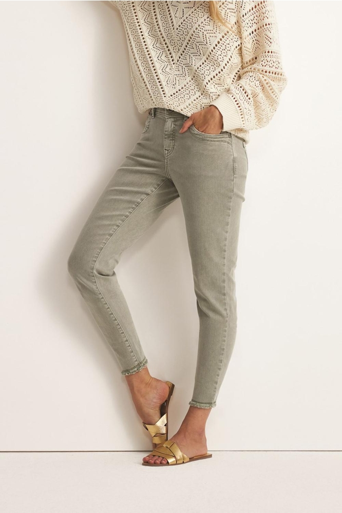 LAILA COLOURED DENIM SRB3960 LIGHT KHAKI