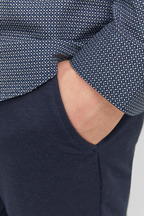 Jack & Jones blauwe heren broek | Close up