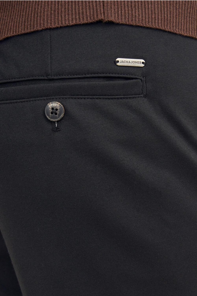 Jack & Jones zwarte heren broek | Close up