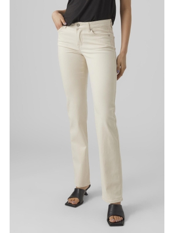 Vero Moda Jeans VMDAF MR STRAIGHT JEANS ECRU 10289168 Ecru