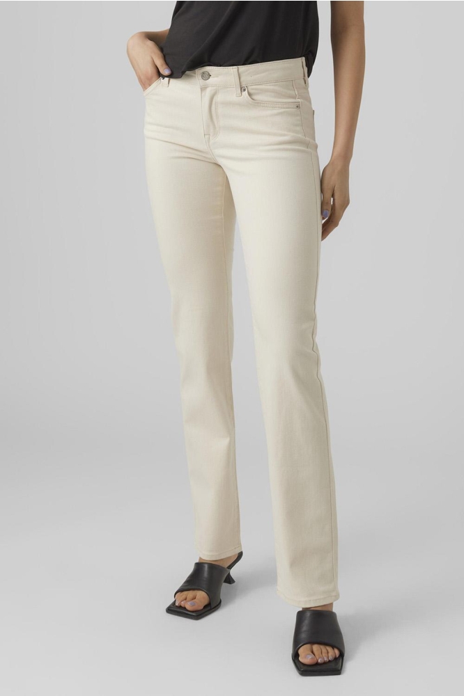 VMDAF MR STRAIGHT JEANS ECRU 10289168 Ecru
