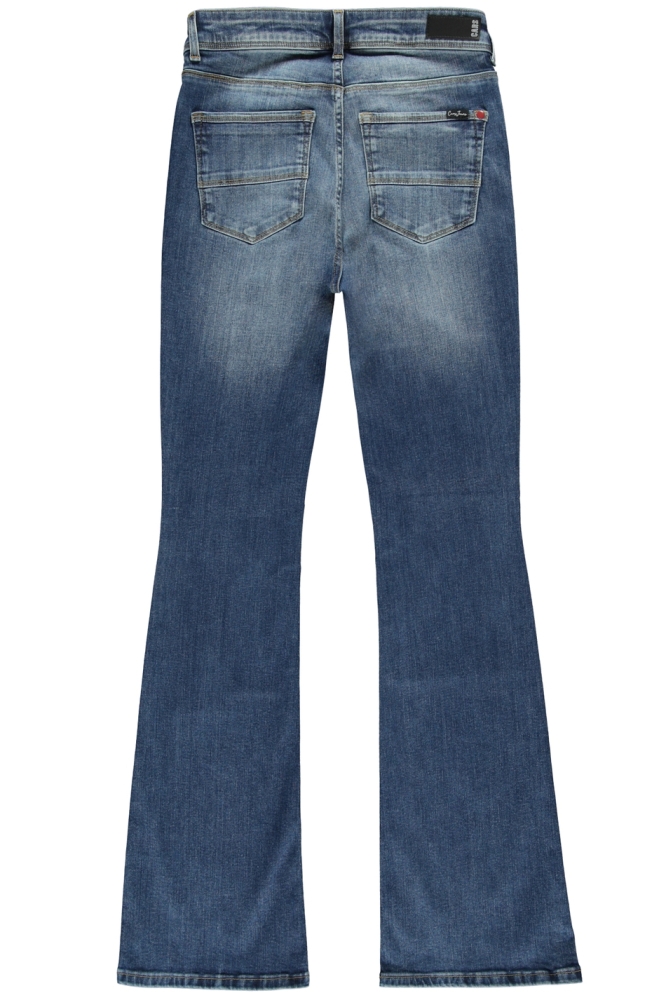Cars blauwe dames jeans | Achteraanzicht