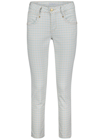Red Button Broek SISSY MULTIPLE CHECK SRB4027 113 AQUA