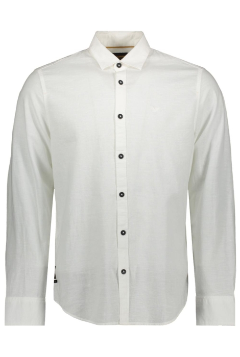 PME legend long sleeve shirt ctn/linen 2 tone