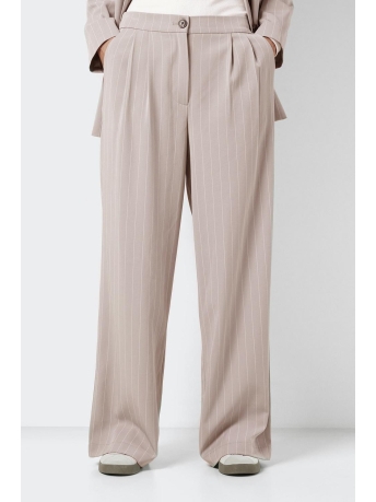 Noisy may Broek NMVERA NW WIDE LEG PANT FWD 27026850 Light Grey Mela/WHITE PINS