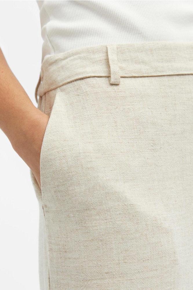 Object beige dames broek | Close up