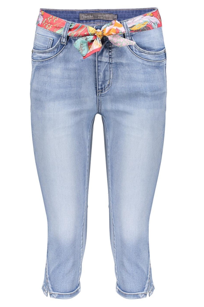 CAPRI JEANS BELT 31003 10 Stonebleach Denim