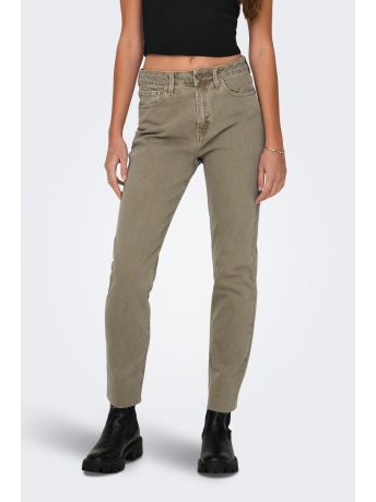Only Jeans ONLEMILY HW ST RAW CRPANK DNM COL N 15175323 WEATHERED TEAK