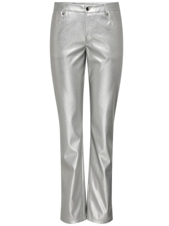 Only Broek ONLJACI-LILO MW METAL FAUX LEAT STR 15308878 SILVER