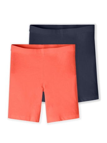 Name It Broek NKFVIVIAN 2P SOLID SHORT LEGGING NO 13191810 DARK SAPPHIRE/CORAL