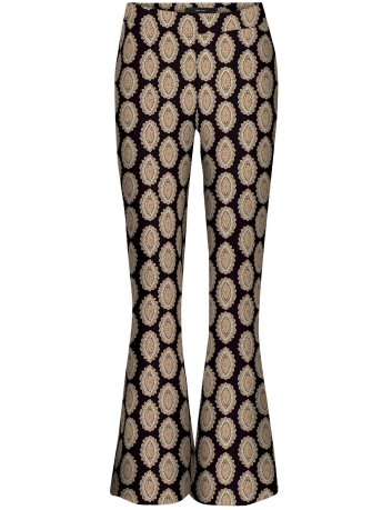 Vero Moda Broek VMKAMMA NW FLARED PRINT PANT LCS 10273993 Black/Penelope T