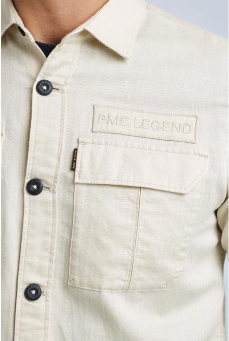 PME legend long sleeve shirt ctn/linen herrin