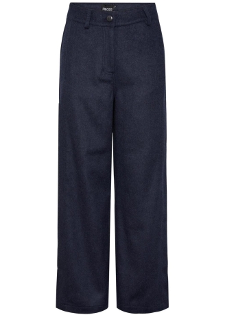 Pieces Broek PCSAFIR HW STRAIGHT CUT WIDE PANT P 17144225 NIGHT SKY