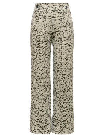 Only Broek ONLPAULINE WIDE PANT JRS 15290631 MOSS GRAY/OCEAN DOT